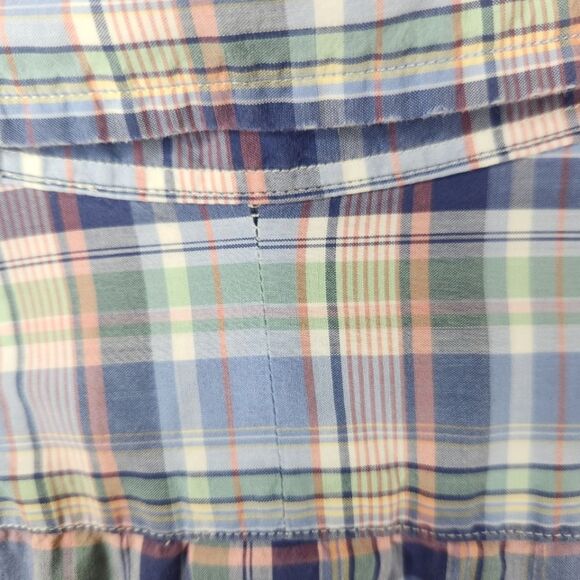 Ralph Lauren Mens Custom Fit Plaid Long Sleeve Button Down Shirt Size M - Picture 6 of 6